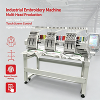 Machine à broder à grande vitesse avec 1000 tr/min pour la fabrication professionnelle de casquettes