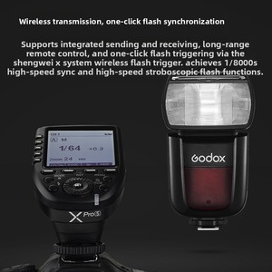 <span class=keywords><strong>Flash</strong></span> Godox V850III de Tercera Generación <span class=keywords><strong>para</strong></span> Cámaras DSLR; Compatible con; Batería de Litio Giratoria de Larga Duración - Product Image 4