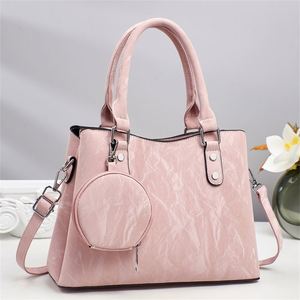 Conjunto de Bolsos de Mano de PU para Mujer, Color Negro Moderno, 2 Piezas, Casuales, para Exteriores - Product Image 3