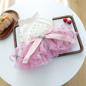 Pretty <strong>Pet</strong> Princess Dress Autumn Winter Dog Warm Dress - Product Image 2