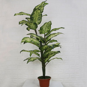 Vente en gros <span class=keywords><strong>de</strong></span> plantes artificielles en bonsaï Rohdea Japonica, petites plantes en pot, décoration intérieure pour le bureau et les magasins - Product Image 4