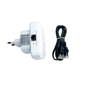 Répéteur Wifi 300 Mbps avec prise EU, extension de portée, amplificateur de signal Internet 2,4 GHz, petite taille - Product Image 5