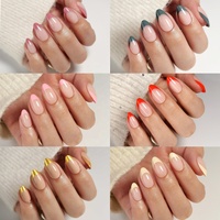 Fournisseur n°1 de faux ongles : Emballage personnalisé, design marbré, longue durée, marque privée, à presser
