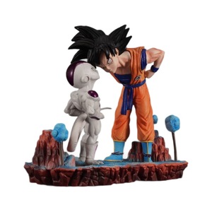 ลูกบอล PVC แอคชั่นฟิกเกอร์ goku กับ frisa crosseye โมเดลของเล่นการ์ตูนซุนวูคองทำด้วยมือ - Product Image 1