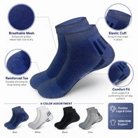 Calcetines Deportivos de Algodón Transpirable para Hombre, Calcetines de Baloncesto de Moda, Calcetines de Malla Personalizados al por Mayor de Fábrica, Calcetines Deportivos para Hombre