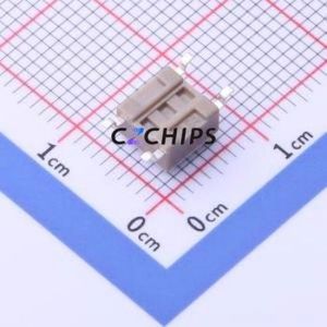 1977223-6 Tactile Switch SMD-4P,6x6mm Switch Single Pole Single Throw Round Button 2.6N Vertical Mount - Product Image 2