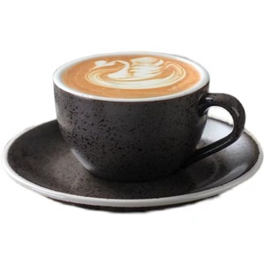 Tazas <span class=keywords><strong>de</strong></span> cerámica <span class=keywords><strong>para</strong></span> café, platillo, capuchino, taza <span class=keywords><strong>de</strong></span> té personalizada y plato, 200ML, <span class=keywords><strong>precio</strong></span> directo <span class=keywords><strong>de</strong></span> fábrica - Product Image 6