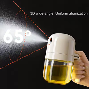 300ml 10oz dễ thương nhà bếp salad công cụ niêm phong thủy tinh tưới nước có thể & gia vị phun dầu rò rỉ bằng chứng cho nấu ăn - Product Image 4