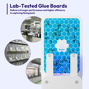 Trampa para Moscas <span class=keywords><strong>de</strong></span> Alta Calidad y Eficiencia, Atrapa Insectos Voladores en Interiores, Electrónica, Enchufable, con Luz LED UV, Mata <span class=keywords><strong>Mosquitos</strong></span> e Insectos - Product Image 3