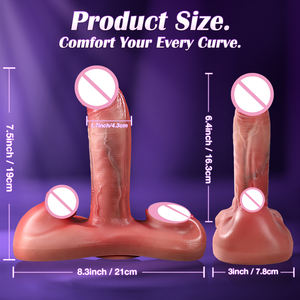 هزاز نسائي بتحكم عبر التطبيق مع 7 أنماط اهتزاز وتركيز على نقطة جي وحزام قابل للتعديل ومقاوم للماء 100% محمول للبالغين - Product Image 4