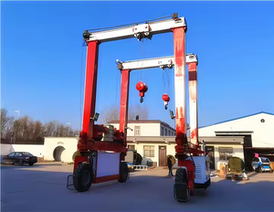 보트/요트 리프트 I 콘크리트 패널 리프터 제조업체를위한 360 ° 회전 고무 타이어 갠트리 <span class=keywords><strong>RTG</strong></span> 컨테이너 크레인 - Product Image 3