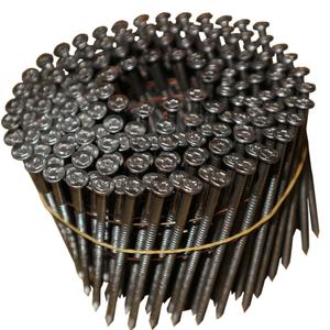 Clavos de bobina de palé intercalados con alambre de vástago de anillo - Product Image 1