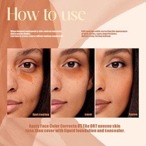 Full Coverage Foundation Correction Cream Natural Concealer Skin Tone Corrector Light <strong>Water</strong> Permeable Nude Makeup Toning - Product Image 2