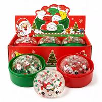 Mini Squishy en silicone Grinch vert phosphorescent transfrontalier, jouet anti-stress amusant, boîte mystère de Noël