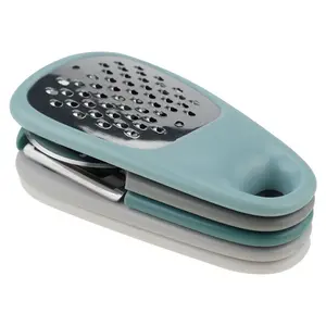 Household portable 5 in 1 cheese grater cooking tools plastic kitchen bottle opener fruit peeler mini garlic grinder cook tool