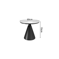 Ensemble de canapés commerciaux haut de gamme en cuir noir et marron avec table basse en marbre, mobilier pour hall d'hôtel