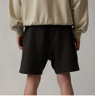 Pantalones Cortos Deportivos de Alta Calidad en Oferta, Pantalones Cortos de Algodón Francés con Detalles Reflectantes para Hombre