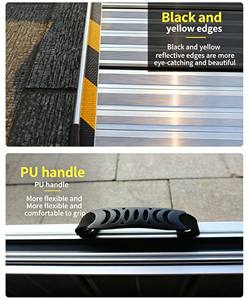 <span class=keywords><strong>Rampe</strong></span> pliante Simplywalk en aluminium anodisé, 300 kg, 88 cm, longueur réglable, pour entrée de camping-car, patients, homologuée FDA, haute performance - Product Image 3