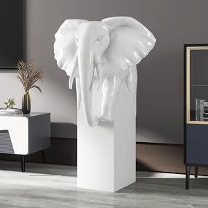 Design Chic alla moda <span class=keywords><strong>testa</strong></span> di <span class=keywords><strong>elefante</strong></span> <span class=keywords><strong>in</strong></span> resina Versatile per Home Office e scene <span class=keywords><strong>all</strong></span>'aperto - Product Image 4