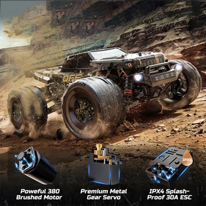 9309E 309E 1:18 Monster Truck RC Haute Vitesse 4x4 Moteur Brushless Batterie 7.4V Télécommande Proportionnelle 2.4G Voiture de Drift - Product Image 2