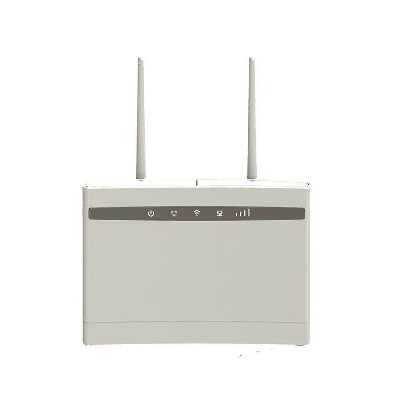 High Speed SIM Card Slot 300Mbps 4G LTE WiFi Router With WAN LAN Port Dual Antennas