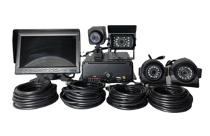 ระบบมอนิเตอร์สำหรับรถบรรทุกรถบัส4CH 4G GPS WiFi ในรถยนต์ DVR 4กล้องชุด mdvr ด้านหน้ามองด้านหลัง IP68กันน้ำมองเห็นกลางคืน - Product Image 2