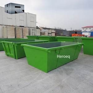Nouvelle benne à déchets industrielle en acier empilable pour extérieur, gestion des déchets métalliques, 4 m³ (type <span class=keywords><strong>Skip</strong></span> Marrell) - Product Image 6