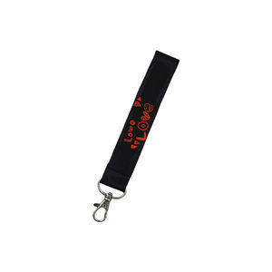 مخصص مفتاح الحبل المعصم سلسلة المفاتيح حزام البوليستر شعار المطبوعة قصيرة - Product Image 2