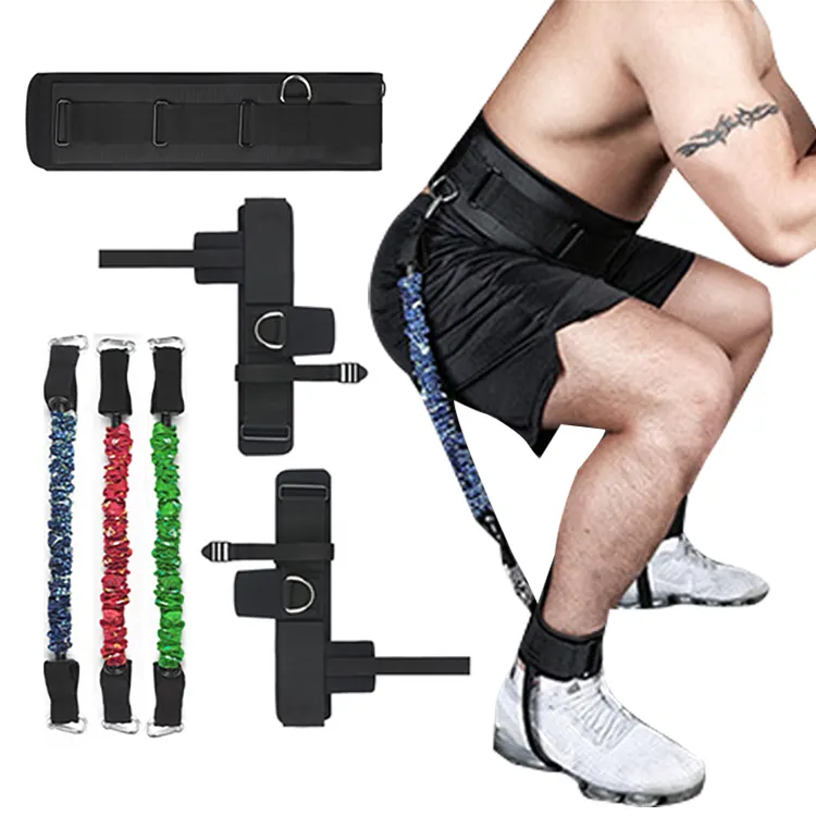 Verticale Jump Trainer Snelheid En Kracht Been Resistance Bands Voor Alle Sport & Oefening Fitness