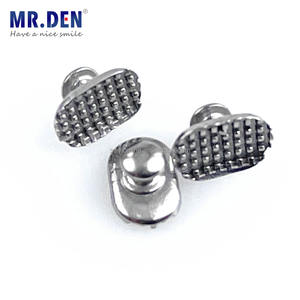 MRDEN OEM 10 stuks/zak RVS Bondable Lingual Button met haak voor orthodontische producten - Product Image 4