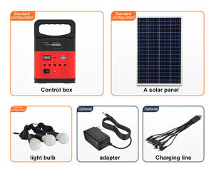 Oem/ODM USB phí nhà máy phát điện pin generador năng lượng mặt trời Hệ thống lưu trữ năng lượng với ánh sáng/Radio/FM/TF/MP3 ngân hàng điện 8000mAh - Product Image 6