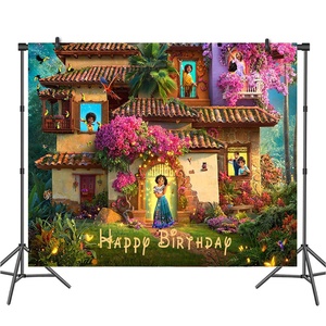 Fournitures de fête dessin animé <span class=keywords><strong>Encanto</strong></span>, ensemble de vaisselle de fête, joyeux anniversaire, décor à thème, ballons, fournitures de fête, Offre Spéciale - Product Image 2