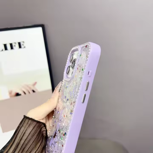 Long Lanh Kim Cương Tháp PC Trường Hợp Đối Với iPhone 16 Pro Max Đối Với Samsung 25 Siêu Thời Trang Từ Cô Gái Điện Thoại Di Động Trường Hợp - Product Image 6