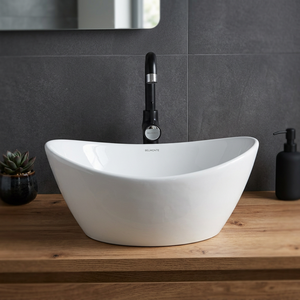 Lavabo de table en céramique nouveau design carré petit évier à main pour salle à manger toilette qualité d'exportation - Product Image 1