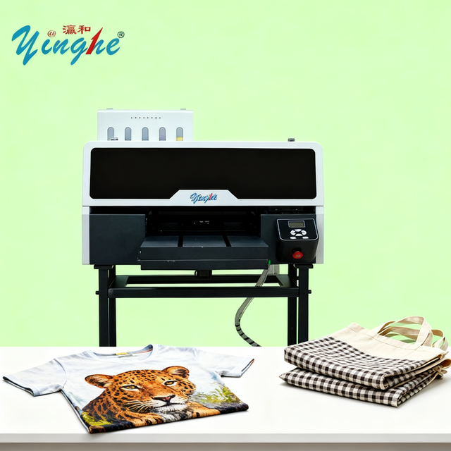 YINGHE 40*50cm Dual Plate DTG Printer High Speed Direct to Garment Printer for T-shirt Hoodie Direct for Apparel Business