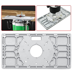 Enrutador <span class=keywords><strong>de</strong></span> aluminio multifuncional, placa <span class=keywords><strong>de</strong></span> inserción <span class=keywords><strong>de</strong></span> mesa, bancos <span class=keywords><strong>de</strong></span> carpintería, enrutador <span class=keywords><strong>de</strong></span> <span class=keywords><strong>madera</strong></span>, recortador, modelos, máquina <span class=keywords><strong>de</strong></span> grabado, tablero abatible - Product Image 6