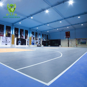 Suelo de PVC para deportes de interior, Alfombra de Bádminton de baloncesto, rollo de plástico para tenis de mesa, cancha deportiva de Bádminton - Product Image 1