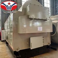 DZH2.0-1.25 Boiler Uap Batubara 1.8Ton Hemat Energi Kompak Bersertifikasi CE