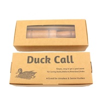 Sifflet d'appel pour canard en bois en gros, leurre de chasse extérieur 11x2.5cm