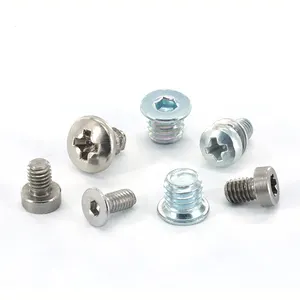 Countersunk Head Aluminum Znic Plated Steel Screw Stainless Steel Machine Small Screw Toy Car Screws