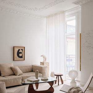 Rideaux occultants sur mesure pour salon |   Conception pliable en S et à double hauteur - Product Image 6