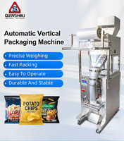Machine d'emballage verticale entièrement automatique QS pour chips de pommes de terre avec injection d'azote, machine de remplissage et d'emballage pour chips de banane et chips de plantain