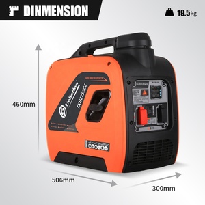 Générateur électrique portable à essence TKH2750CZ pour usage domestique, 1,8 kW, 2 kW, 2000 watts, DC 24 V, régulateur de tension automatique, 50/60 Hz - Product Image 3