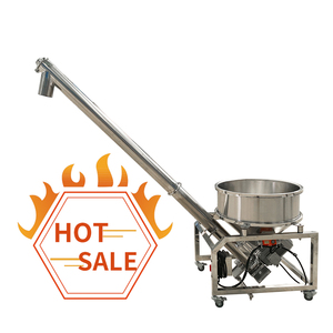 Stainless Steel Flexible <strong>Spiral</strong> Small Auger <strong>Conveyor</strong> with Adjustable Speed for <strong>Food</strong> Construction Salt Rice - Product Image 2