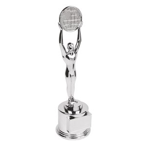 Per trofeo Oscar con emisfero stampato UV metallo medaglia plastica per premi fiera omaggi mirati per gli utenti finali di assicurazione - Product Image 1