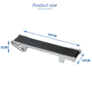 야마텍 미니 휴대용 컨베이어 벨트 속도 조절 가능 PVC 소형 운반 기계 생산 라인용 - Product Image 4