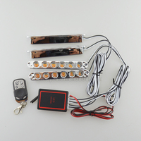 Neuankömmling 12V 6LEDs 4 in 1 Wasserdichtes Auto Tagfahrlicht DRL Strobe & Warnung blinkt für Fahrzeuge