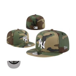 Gorras nuevas originales de alta calidad para hombre NY Brim Baseball <span class=keywords><strong>59</strong></span> <span class=keywords><strong>Fifty</strong></span> Gorra ajustada Gorras cerradas de 6 paneles Gorra Snapback de camuflaje - Product Image 3