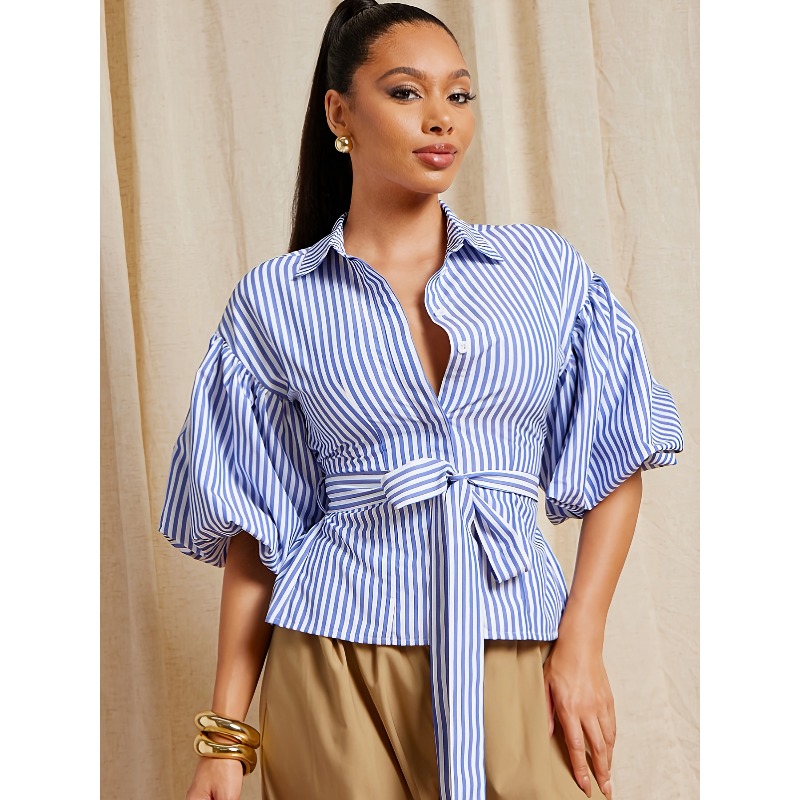 Back Neckline Blouse - Back Button Design 2025 New Style