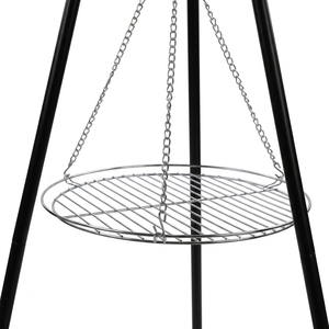 Approvisionnement d'usine <span class=keywords><strong>47</strong></span> <span class=keywords><strong>Cm</strong></span> chaîne de trépied suspendue ronde Portable extérieur Mini <span class=keywords><strong>Barbecue</strong></span> grilles charbon de bois <span class=keywords><strong>Barbecue</strong></span> pour Camping - Product Image 3